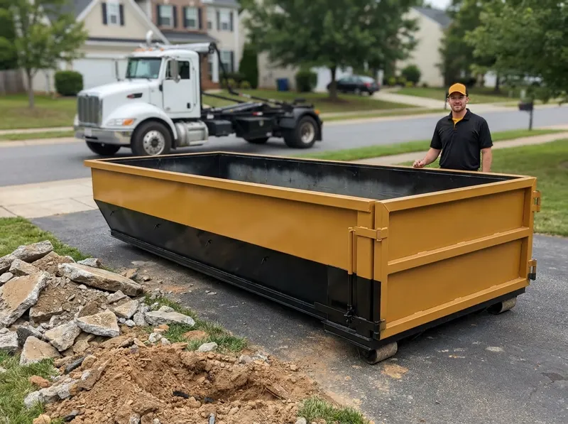 Concrete & Dirt Dumpster Rental in Charlotte, NC